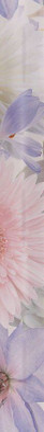 Бордюр Aquarelle Lilac Border 01 керамический