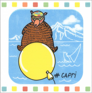 Декор NT/A142/5009  Большое Путешествие Капри 20х20 Kerama Marazzi матовый керамический