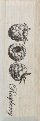 Декор Decor Fruit Creta Raspberry 10x30 глянцевый керамический