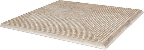 Ступень клинкерная Ceramika Paradyz Scandiano Ochra Stopnica Narozna 30x30, матовая угловая