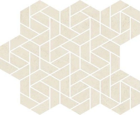 Мозаика Метрополис Роял Айвори Айкон керамогранит 28.6х34.7 см матовая, бежевый 620110000153