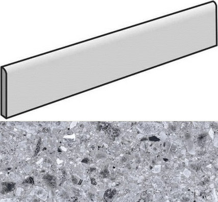 Плинтус K-331/MR/p01/76x600x9 Kerranova Terrazzo матовый