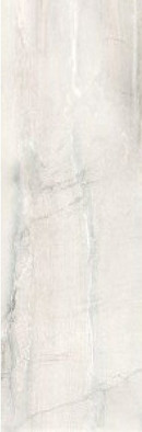 Настенная плитка Terra White Rett 25x75 (1.5) глянцевая керамическая