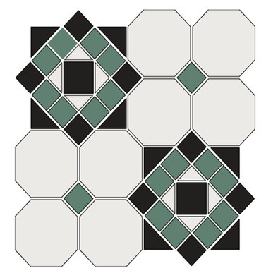 Керамогранит Грейс Ф-(01/29/19) 34.6х34.6 Metlaha матовый напольная плитка