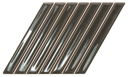 Настенная плитка Spike Bars B Ebony 15х25.9 Wow глянцевая керамическая УТ-00048763