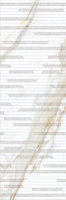 Настенная плитка Concept Calacatta Gold Vecchio Matt 40х120 Keraben Idyllic матовая, рельефная (структурированная) керамическая 778