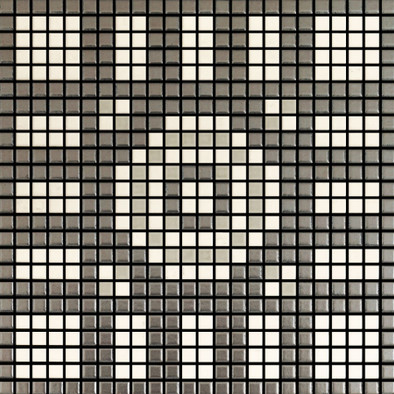 Мозаика Memoria Luce MEMOC02 керамика 30х30 см Appiani матовая чип 12х12 мм, бежевый, белый, серый