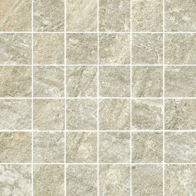 Мозаика Italon Magma Mineral Mosaico керамогранит 30х30 см матовая бежевый, серый 610110001368