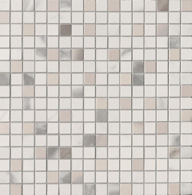 Мозаика Roma Gold Carrara Superiore Mosaico 30,5x30,5 керамика глянцевая бежевый, белый, серый 36974 фото Мозаика Roma Gold Carrara Superiore Mosaico 30,5x30,5 керамика глянцевая бежевый, белый, серый 36974