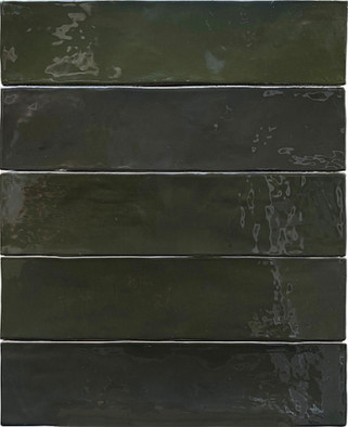 Настенная плитка Studio Vert Bouteille Glossy 6.2х25 Revoir Paris глянцевая керамическая WW_061