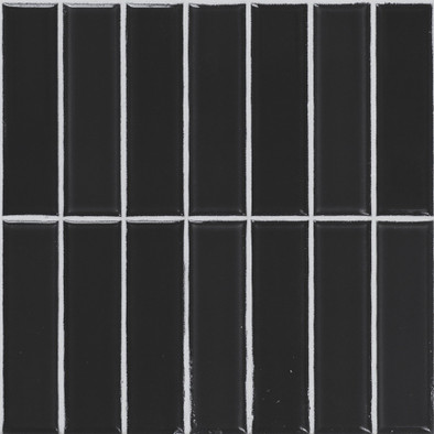 Настенная плитка Incision Mud Graphite 20х20 APE Ceramica глянцевая керамическая A040922