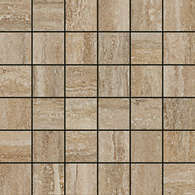 Декор Травертино Силвер мозаика/Travertino Силвер Mosaico керамогранит