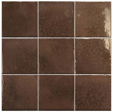Керамогранит 32333 Bohemian Coffee Quartz 10x10 Equipe глянцевый, рельефный (рустикальный) настенная плитка УТ-00066820