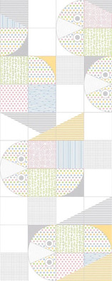 Декор Палитра Букля 20.1х50.5 Azori матовый керамический 928836