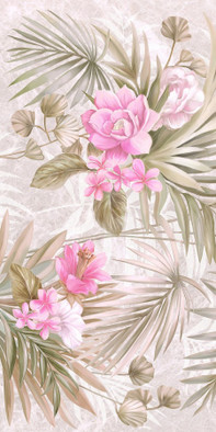 Настенная плитка Livorno Fiori 2 31.5x63 Керлайф матовая керамическая 924893