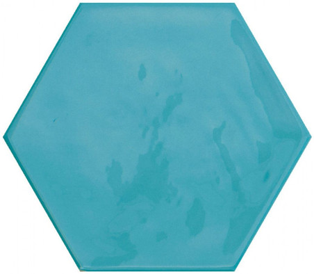 Настенная плитка Kane Hexagon Sky 16х18 Cifre глянцевая, рельефная керамическая 78801164