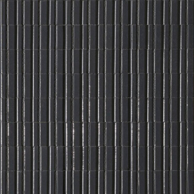 Керамогранит RAER Glacé Struttura 3D Rayé Blu Notte Glossy 7,5x20 Marazzi Ragno глянцевый, структурированный универсальный УТ-00028864
