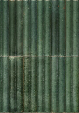 Керамогранит Lume Green 3D Swing Lux Str 6х24 Marazzi Italy полированный универсальная плитка MP92