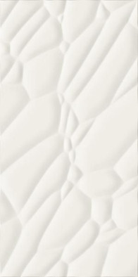 Настенная плитка Feelings Bianco B Struktura Pol. Paradyz Ceramika 29.8x59.8 рельефная (структурированная), глянцевая керамическая 5902610517280