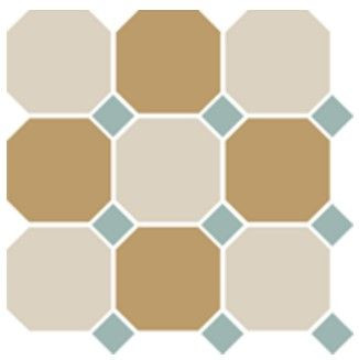 Керамогранит 4416+03 OCT13-B White 16 Yellow 03 /Turquoise 13 Dots 30x30 напольный матовый