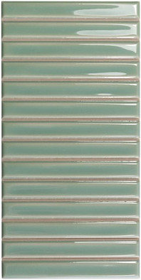 Настенная плитка Sb Fern 12,5x25 Wow глянцевая, рельефная (структурированная) керамическая 128701