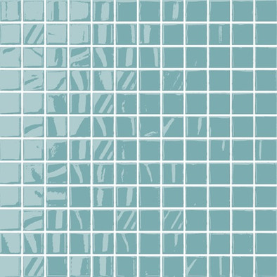 Мозаика 20090 Темари Бирюзовый керамика 29.8х29.8 см Kerama Marazzi глянцевая, рельефная чип 23х23 мм
