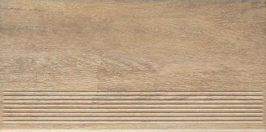 Ступень фронтальная Hazard Beige Простая 30х60 матовая