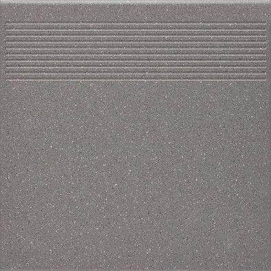 Ступень фронтальная Bazo Nero Stopnica Prosta Gres Sól-pieprz Mat. 30x30 керамогранит матовая 5902610543760