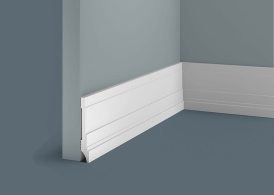 Плинтус Cosca PX042, 83х12, 2000мм, Экополимер\18