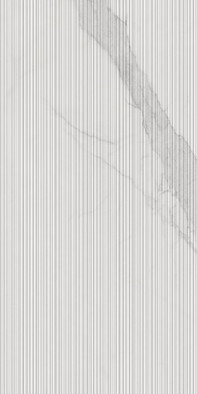 Настенная плитка Blanc Calacatta Code Ductile 60x120 Living Ceramics матовая рельефная керамическая LV10068