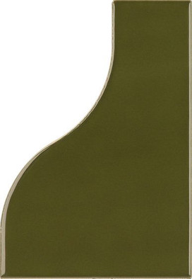 Настенная плитка Curve Garden Green Gloss Equipe 8.3x12 глянцевая керамическая 28850 фото Настенная плитка Curve Garden Green Gloss Equipe 8.3x12 глянцевая керамическая 28850