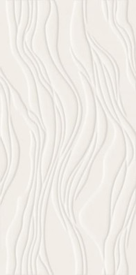Настенная плитка Neve Bianco Struktura Pol. Paradyz Ceramika 29.8x59.8 рельефная (структурированная), глянцевая керамическая 5902610517846