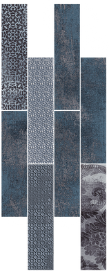 Декор Adj6 Wire03 Trend 30x60 (Мозаика 7,5х30 на сетке) керамогранит