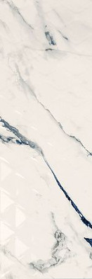 Настенная плитка Firenze 9543 Blue Calacatta Relieve 30x90 Porcelanite Dos глянцевая керамическая POR_F9543_BLCALREL_90