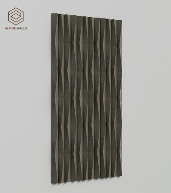 Стеновая декоративная панель Geometrium ECOGR0204G Alpine Walls коричневая 1200х600х25 мм