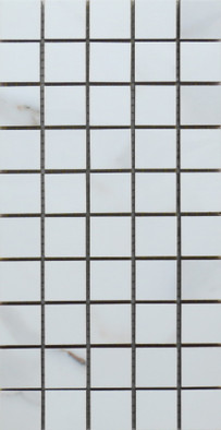 Мозаика Mk.Calacatta Light 15х30 керамика Eletto Ceramica полированная чип 30х30 мм, белый, серый