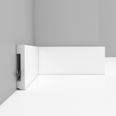 Плинтус напольный D036 Decomaster дюрополимер 2000х100х16 мм D036