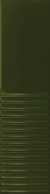 Настенная плитка Groove Olive 2 Gloss Str 7.8х29.8 Tubadzin глянцевая керамическая 5900199287419