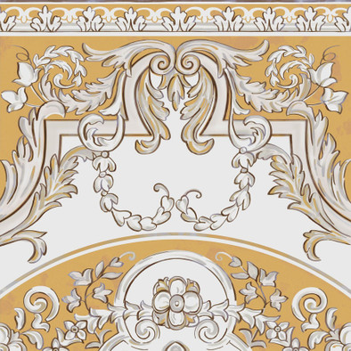 Декор HGD/B511/SG9174 Алмаш Продолжение Угла Жёлтый 30х30 Kerama Marazzi керамогранит матовый