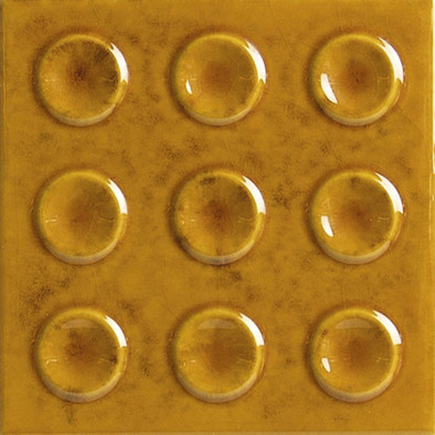 Настенная плитка Acrux Amber 10x10 APE Ceramica Carmen глянцевая, рельефная (структурированная) керамическая