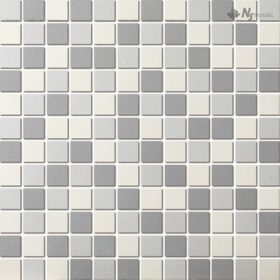 Мозаика PA-554 керамика матовая антислип 30х30 см NSmosaic Porcelain Series чип 23х23 мм, серый