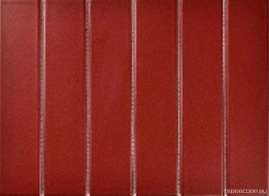 Мозаика Porcelain mosaic Mosaic 4.5x19.5 Y45P846 Красная матовая керамогранит 19.5х28.8 см чип 45х195 мм