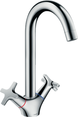 Смеситель Hansgrohe Logis для кухни с двумя рукоятками