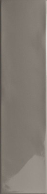 Настенная плитка Gloss Dark Grey 7.5x30 глянцевая керамическая