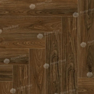 SPC ламинат Alpine Floor ECO 22-4 МС Орех Кенари Nut 43 класс 600х125х4 мм (каменно-полимерный) с фаской