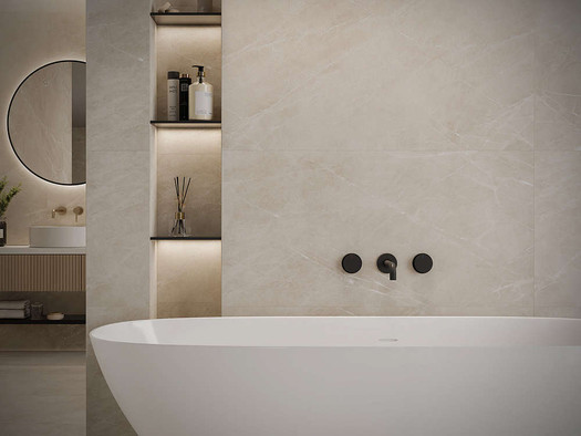 Керамогранит Crema Beige Бежевый PG 11 PG 01 60x120 Gracia Ceramica глазурованный, матовый универсальная плитка 10400001371