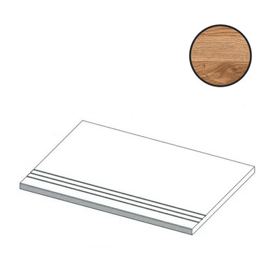 Ступень фронтальная Rive Dolce Riva Gradino Lineare 30x60 керамогранит антискользящая (grip), матовая Atlas Concorde 620040000135