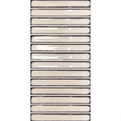 Настенная плитка Osaka Bars White 12.5x25 DNA Tiles глянцевая керамическая 133478