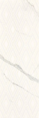 Настенная плитка Livia Bianco Inserto Paradyz Ceramika 25x75 глянцевая керамическая 13172989604
