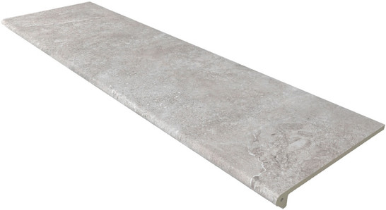 Ступень фронтальная Peldano Redondo Petra Gris Liso 30x120 керамогранит матовая Gres de Aragon 